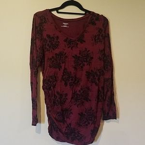 Motherhood Maternity Ruched Shirt